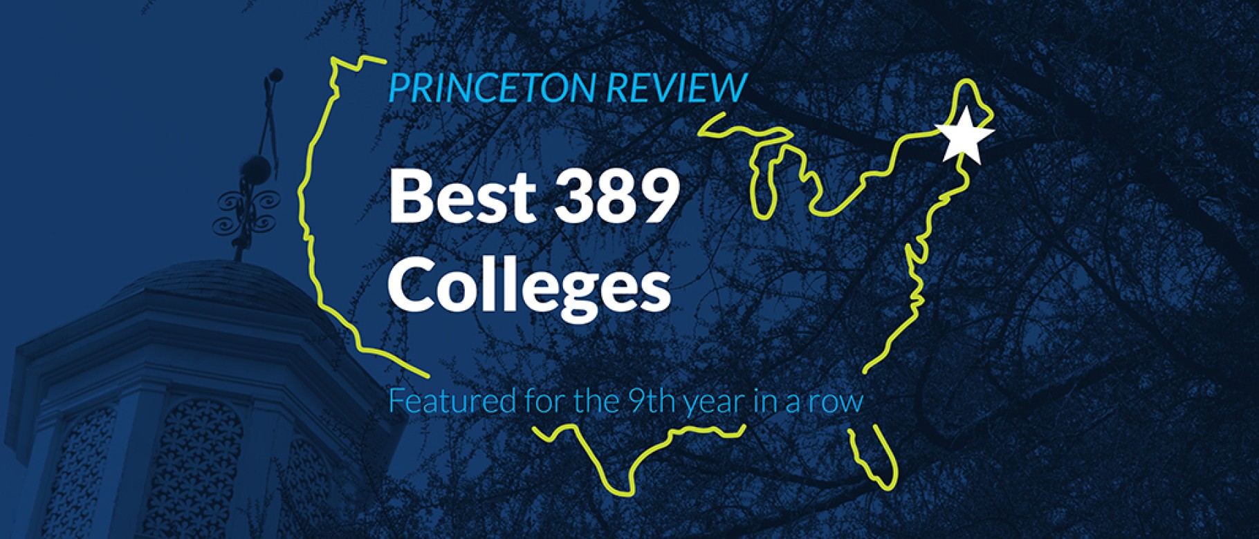 Princeton Review names UNE among best colleges in the country for ninth